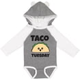 thumbnail image 3 of Inktastic Kawaii Taco Tuesday Boys or Girls Long Sleeve Baby Bodysuit, 3 of 5