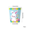 thumbnail image 2 of dajkiuy 10 Pcs Easter Paper Cups,Disposable Cups,Easter Themed Tableware Set Disposable for 10 Guests Easter Party Decorations (8x5x3 inches,Blue), 2 of 6