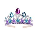 thumbnail image 3 of Diadema con corona para el pelo, joyería con diamantes de imitación para niños, corona de princesa, estrella de cinco puntas, diadema con forma de estrella de mar y sirena, 3 of 6