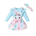 thumbnail image 2 of Baby Girls Romper and Skirt Clothing Sets Easter Rabbit Skirt and Headband, 2 of 11