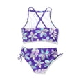 thumbnail image 2 of Girls UPF 50+ Beach Sport Halter Tankini 2-Piece Swimsuit Kids Girl Printed Summer Bikini Bathing Suit for 8-14Y, 2 of 4