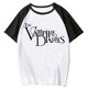 thumbnail image 2 of Camisetas de los diarios de vampiro para mujer, top harajuku, ropa de anime de cómic japonés, 2 of 5