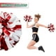 thumbnail image 3 of Pompones de porristas Lovecheer, holográficos rojos y blancos, 3 of 5