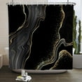 thumbnail image 2 of Nature Landscape Shower Curtain Summer Forest River Jungle Waterfall Lake Window Scenery Shower Curtains Decorative for Bathroom Waterproof Fabric Shower Curtain with Hooks 48x72 Inches, 2 of 7