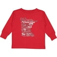 thumbnail image 3 of Inktastic Minnesota State Word Salad Boys or Girls Long Sleeve Toddler T-Shirt, 3 of 5
