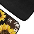 thumbnail image 3 of FKELYI Sunflower Cow Print Car Floor Mat Heavy Duty Rubber Car Weather Mats for Automative Cars 4 Pieces Non-Slip Car Carpet Floor Mat Accessories, 3 of 6