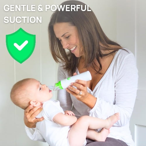 BabySmile | Baby Nasal Aspirator Electric | Nose Suction for Newborn and Toddlers | Hospital Grade Suction