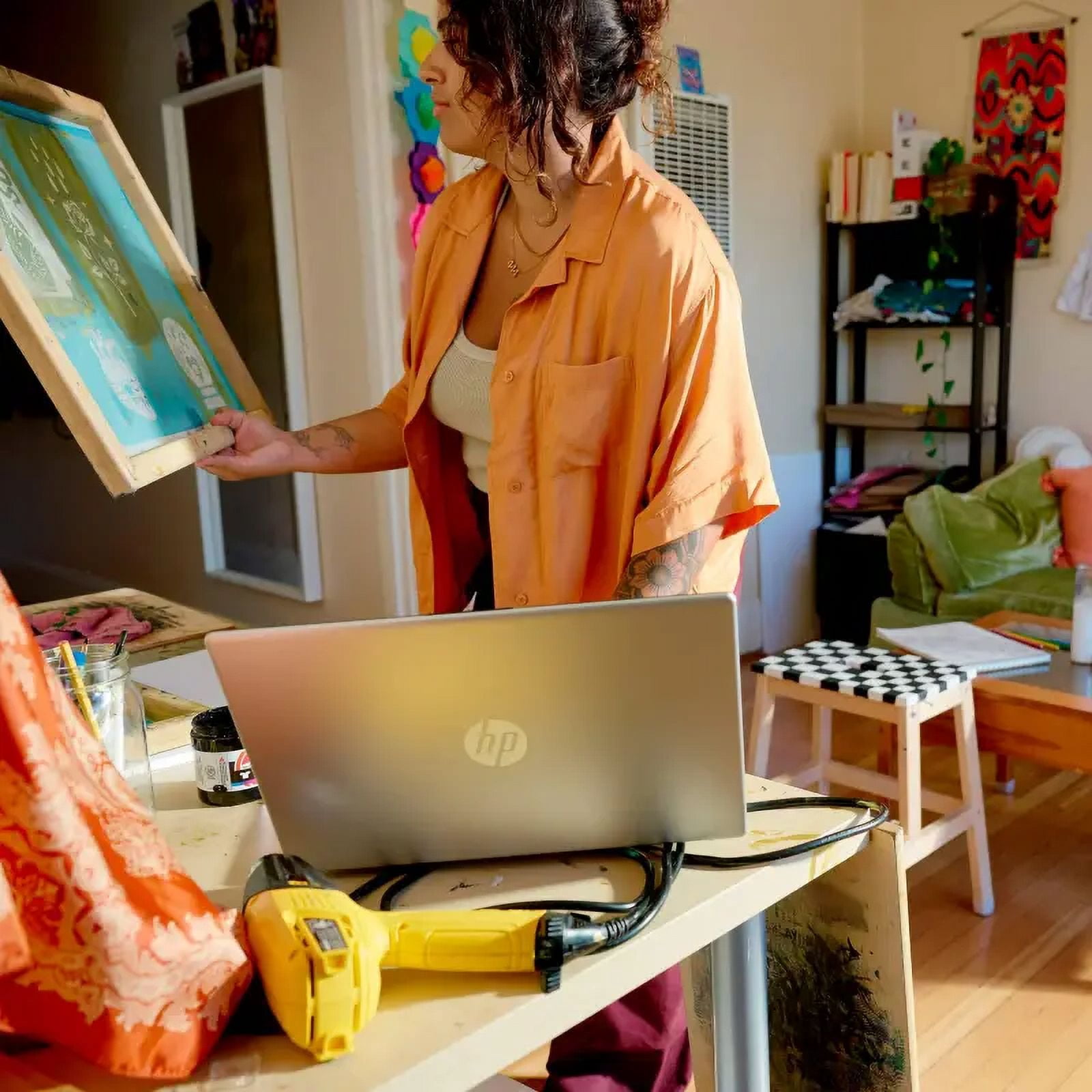 HP 15.6" Touchscreen Laptop, with Office Pro Lifetime License, Intel 12th Core i3-1215U(Up to 4.4GHz), 16 GB RAM, 512GB SSD, Intel UHD Graphics, Anti-Glare, Windows 11 Pro, w/Accessories