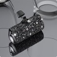 thumbnail image 1 of Cargador portátil Yoloke Bling, pequeño, 5000 mAh, ultracompacto, bonito y brillante, cargador rápido de 5 V y 3,1 A, linterna integrada y conector tipo C., 1 of 3