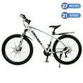 thumbnail image 4 of Mountain Bike, 27.5 Inch Shimano 21 Speed, Dual Disc Brake Bike for Men Womens Adult, Front Suspension Bicycle, 4 of 11