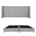 thumbnail image 1 of Box Base Cama King Size + Cabecera Milan Plata, 1 of 8