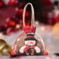 thumbnail image 6 of Gift Bags, Sack with Drawstring for Large Xmas Package Storage, Event Party Supplies, Christmas Party Favors snowman, 6 of 9