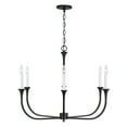 thumbnail image 4 of Capital Lighting 452361BI Decklan 6 Light 32" Wide Taper Candle Style Chandelier - Grey, 4 of 6