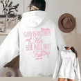 thumbnail image 2 of XINXIAOO Womens Hoodies Long Sleeve Hoodie Pullover Hoodies Cute Hoodies White Sweatshirt Women Womens Fall Clothes Street Style, 2 of 4