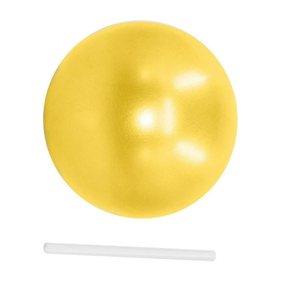 Small Pilates Ball, Exercise Ball 9 inch, Slip Resistant Core Ball, Yoga Ball, Core Training Stability Balance Gymnastics Improves Balance Yellow