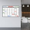 VWAQ Dry Erase Calendar Wall Decal with Markers - Peel and Stick Whiteboard
