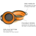 thumbnail image 5 of Colador de cocina plegable / 3 juegos de colador, colador plegable de silicona, colador de cocina plegable, cesta de colador plegable, ideal para pasta, verduras, frutas JFHHH pequeña, 5 of 5