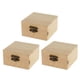 thumbnail image 1 of de de de Juguete de Almacenamiento de Caja de de 3 Piezas Llano | 8 X ,5 Cm | con Tapa | Sin Perfecto Pa perfecl Cajas de madera sin terminar, 1 of 8