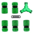 thumbnail image 4 of Double Male Hose Connectors, Solve Short Hose Problems And Extend Hose Length, For Agriculture Lawn Garden Irrigation, Plastic 1/2" Diameter Hose Pipes Compatibility, 2Pcs, 4 of 5