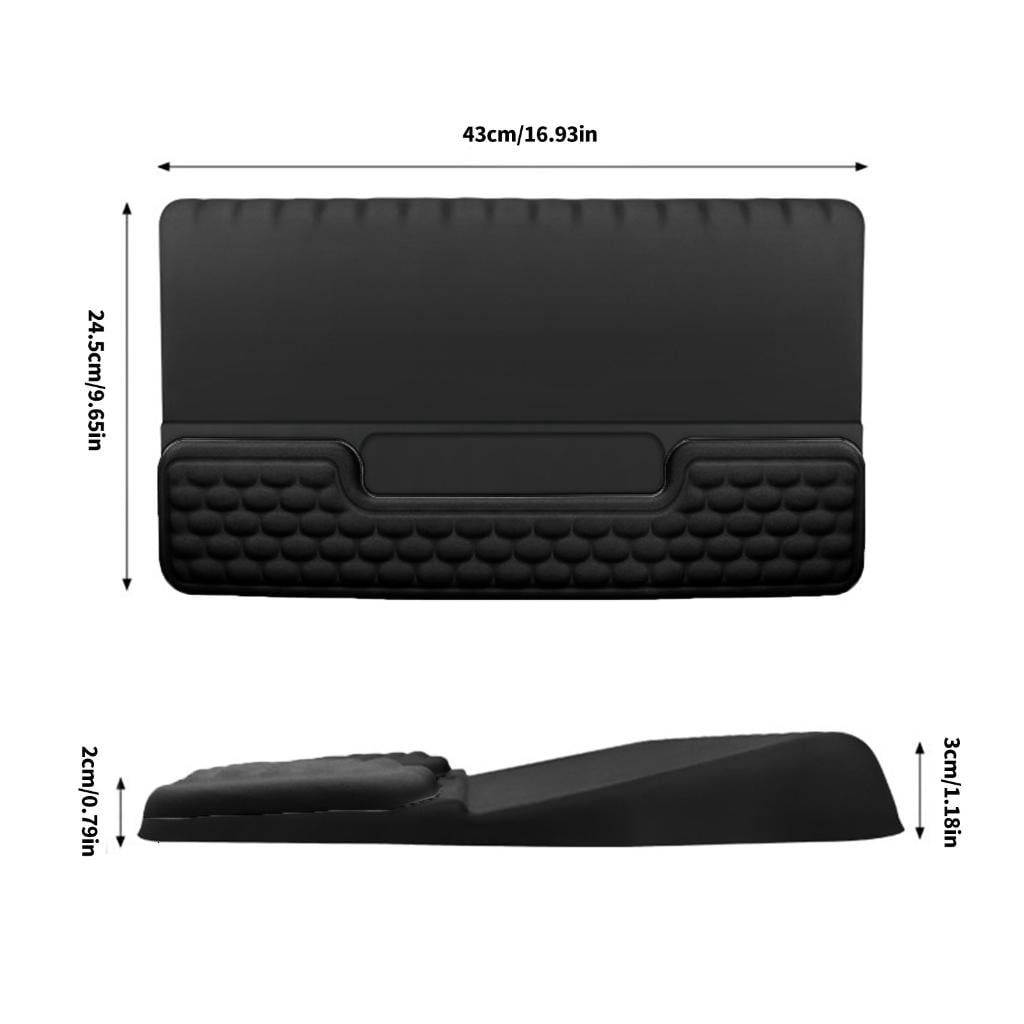 High Comfort Memory Foam Wrist Rest Keyboard Tray Slow Rebounds for Long Cushioning and Muscle Relaxation
