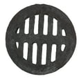 thumbnail image 2 of Hemobllo 1Pc Embedded Floor Drain Cast Iron Household Drainage for Garden and Rooftop Use Black, 2 of 5