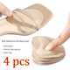 thumbnail image 2 of Pegatinas antideslizantes para sandalias de piezas, almohadilla de cuero para el antepié, plantillas para aliviar el dolor, cojín para el dedo del pie, cuidado de los zapatos, 4 unidades, 2 of 4