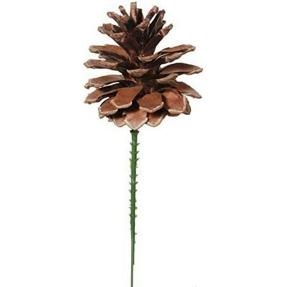 Save Dollar Stores Christmas Floral Pinecone Pick Natural for Christmas Decor