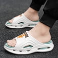 thumbnail image 4 of Men Women Cloud Cushion Slides EVA Pillow Slippers Cute Non-Slip Shower Sandals Open Toe for Bathroom, 4 of 7