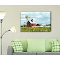 thumbnail image 2 of Canvas Prints Wall Art - Beautiful Scenery of Windmill, Barn, Sheds and Fence on a Cloudy Day | Modern Wall Decor/Home Art Stretched Gallery Canvas Wrap Giclee Print &amp; Ready to Hang - 16" x, 2 of 4