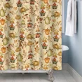 thumbnail image 6 of Tchckioa Fall Gnome Pumpkin Shower Curtain,Privacy Protection Hooks Bath Curtain for Bathtub Decor 72x72 Inch, 6 of 6