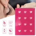 thumbnail image 4 of Soporte para paletas con pegamento de vidrio, herramienta cosmética para niñas, fácil de limpiar, bandeja reutilizable, extensión de herramientas de m rojo, 4 of 7