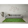 thumbnail image 3 of Ahgly Company Indoor Rectangle Oriental Green Industrial Area Rugs, 6' x 9', 3 of 4