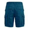 thumbnail image 6 of Men's Lightweight Cargo Shorts Men's 5 Inch Inseam Casual Five-Pocket Shorts with Elastic Waist for Outdoor Hiking Camping Daily Casual Wear Blue B XL, 6 of 8