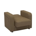 thumbnail image 4 of Ottomanson Symphony Convertible Arm Chair, Brown Chenille, 4 of 8