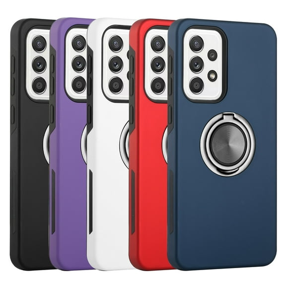 Samsung Galaxy A33 5G Phone Case, Durable Kickstand Magnet Ring Shock Resistant for Samsung Galaxy A33 5G Phone Case Black