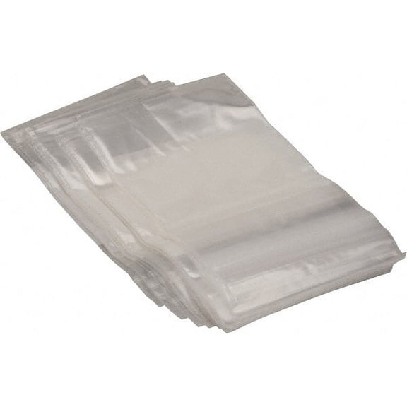 Value Collection Pack of (1,000) 3" x 5" 2 mil Self-Seal Poly Bags