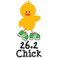 thumbnail image 3 of CafePress - 26.2 Chick Large Mug - 15 oz Ceramic Large White Novelty Mug, 3 of 4