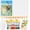 12 Colors Acrylic Paints, variant on 54 Pack Canvas with Easel Set 8 x 10 Inch Canvas Boards with Wooden Easels, Paint Brushes Canvas Panel Painting Kit for Acrylic Oil Watercolor Beginners Art Crafts Sip and Paint Party