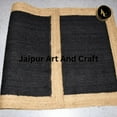 thumbnail image 4 of Jaipur Art And Craft Black Beige Border Jute Area Rug Rectangle Hand Braided Carpet (2.6x6 Sq ft), 4 of 7