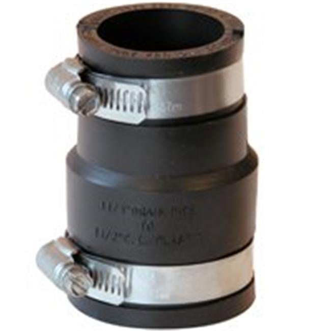Flexible Rubber Pipe Fitting Straight Connector Coupling 4" 3" 2" 1.5" 1.25" 