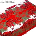 thumbnail image 2 of Mantel rectangular navideño con estampado, rectangular, resistente al agua, compatible con la decoración de la cocina y el comedor, 2 of 5