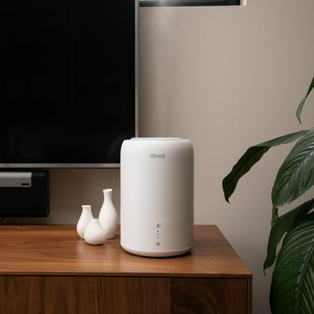 Levoit - Ultrasonic Top-Fill Cool Mist 2-in-1 0.5 Gal Humidifier & Diffuser - White