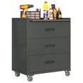 thumbnail image 6 of Heavy-Duty Metal Garage Storage Cabinet with Wheels - Sturdy and Durable Tool Storage Cabinet for Garage, Office, and Home Organizer Solutions, 6 of 17