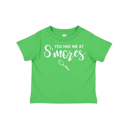 

Inktastic Had Me At S mores Gift Toddler Boy or Toddler Girl T-Shirt