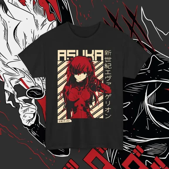 Asuka Langley Girl Anime Waifu Cosplay Unisex T-Shirt Gift Unisex 3