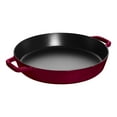 thumbnail image 1 of STAUB Pans 34 cm Cast Iron Paella Pan, Bordeaux, 1 of 2