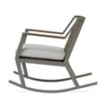 thumbnail image 4 of Real Flame 9701 Calvin 37" Wicker Outdoor Rocking Chair - Grey, 4 of 7