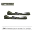 thumbnail image 4 of 2 cinturones de equipaje resistentes al desgaste, accesorios de camping (Verde), 4 of 4