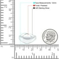 thumbnail image 4 of 12mm Simple Plain Band High Polished Solid 925 Sterling Silver Men Ring Size 4, 4 of 5