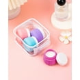 thumbnail image 4 of Mrsdry Travel Containers for Toiletries 4 Pack, TSA Approved Travel Size Toiletries, Portable Size Containers, With Clear Bag Leak Proof Silicone Jars, Essentials Creams Jars Carrying Small Items, 4 of 16